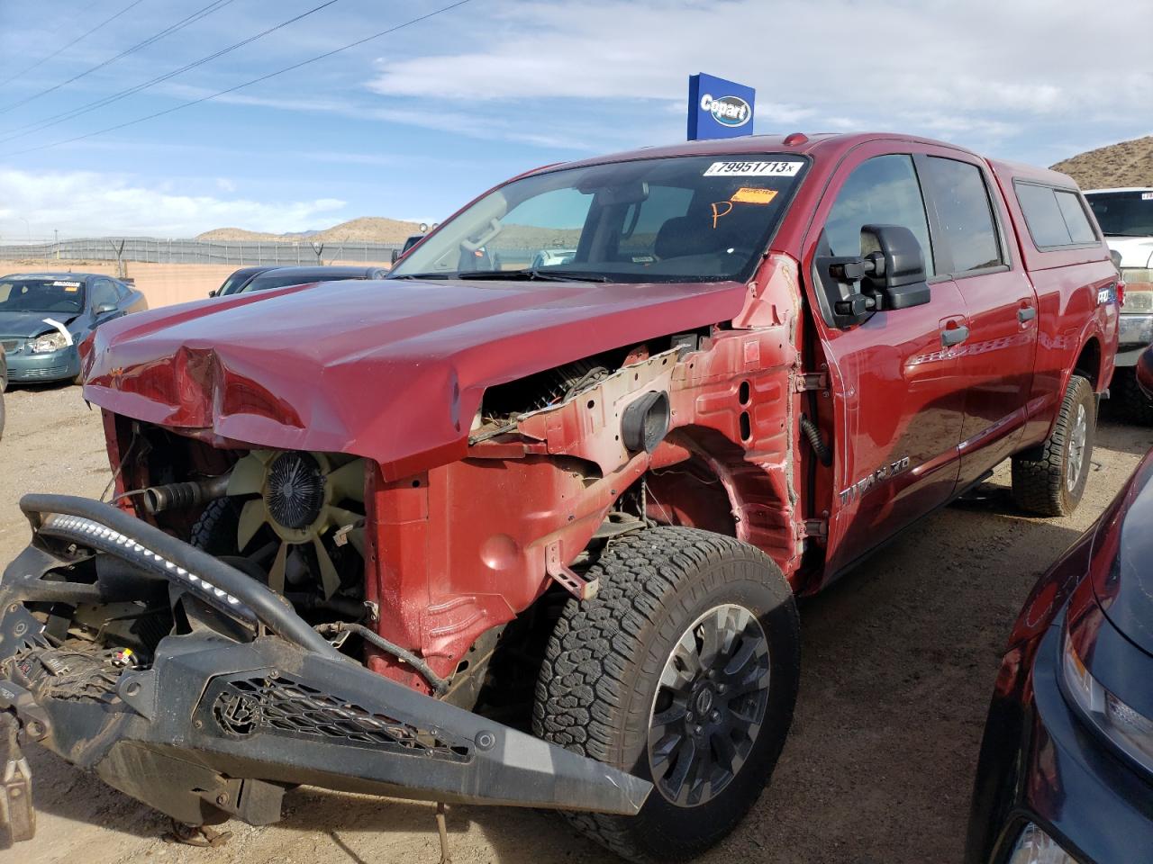 Image 1 of 2019 NISSAN TITAN XD SL 2019 with VIN 1N6BA1F40KN513435