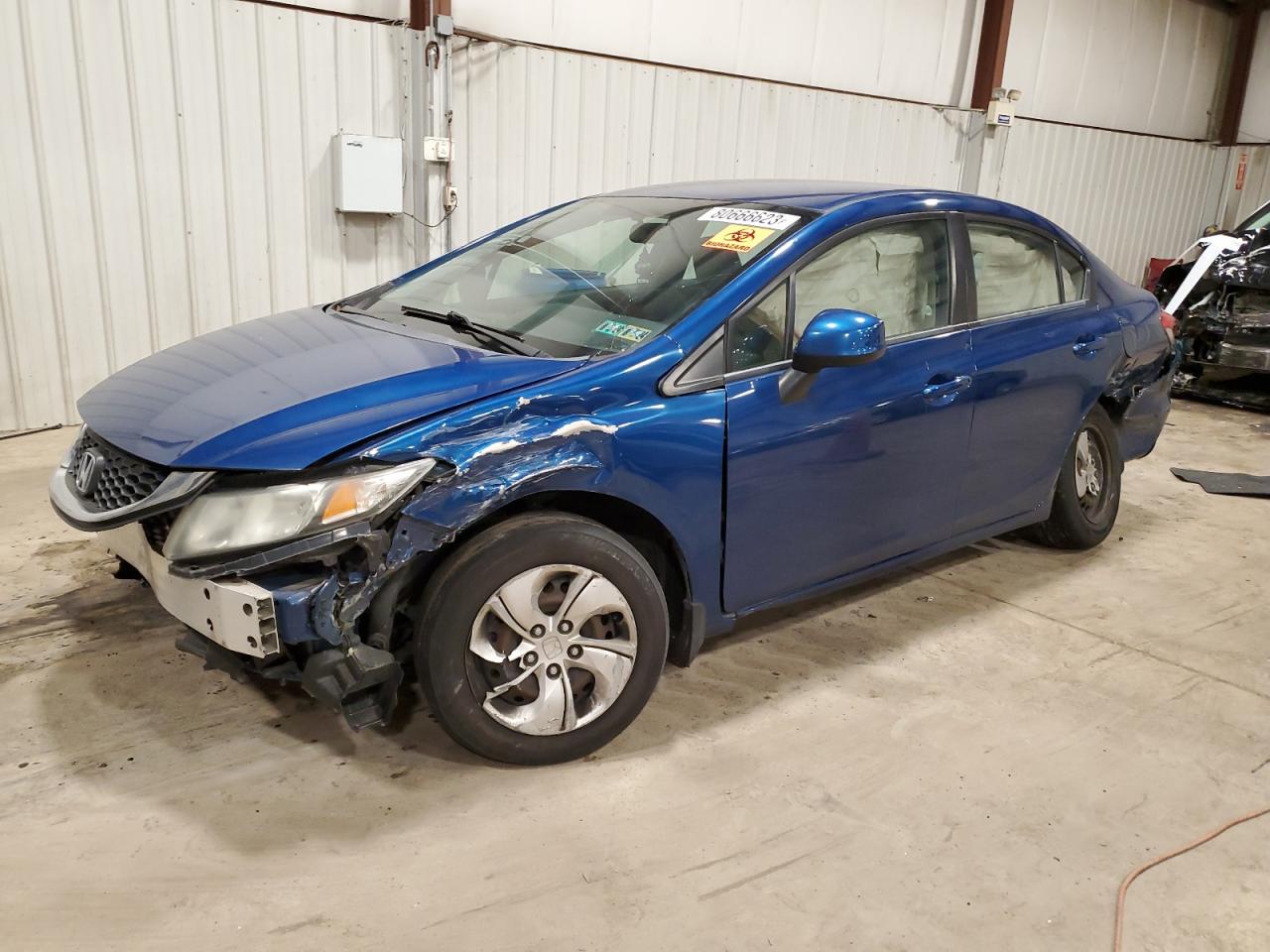 Image 1 of 2013 HONDA CIVIC LX 2013 with VIN 2HGFB2F51DH506958