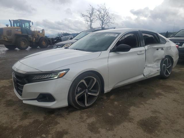 Image 1 of 2022 HONDA ACCORD SPORT SE 2022 with VIN 1HGCV1F49NA062823