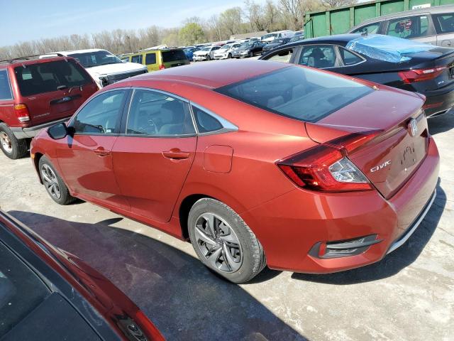 Image 2 of 2020 HONDA CIVIC LX 2020 with VIN 2HGFC2F66LH577657