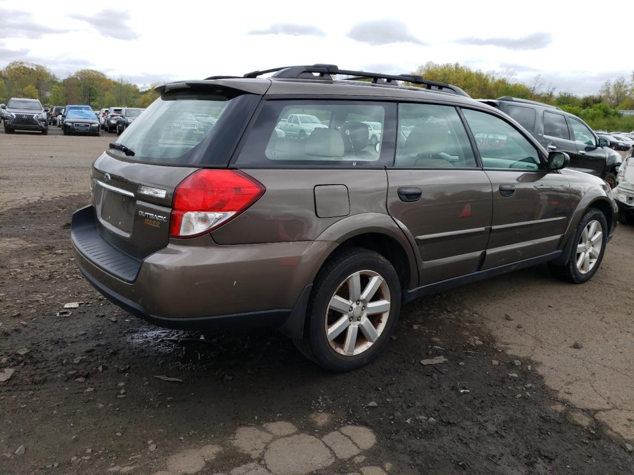 Image 3 of 2009 SUBARU OUTBACK 2.5I 2009 with VIN 4S4BP61C097338949