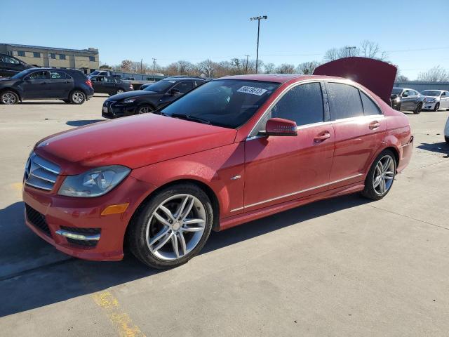 Image 1 of 2012 MERCEDES-BENZ C 250 2012 with VIN WDDGF4HB3CA620372