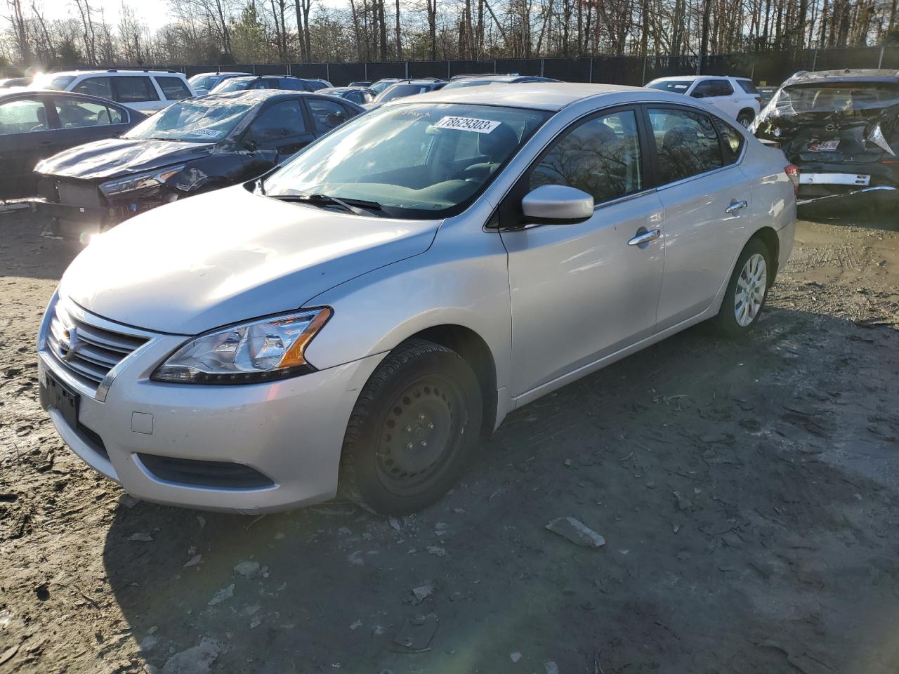 Image 1 of 2014 NISSAN SENTRA S 2014 with VIN 3N1AB7AP7EL661301