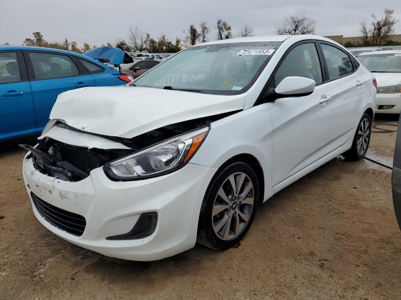 Image 1 of 2017 HYUNDAI ACCENT SE 2017 with VIN KMHCT4AE0HU344868