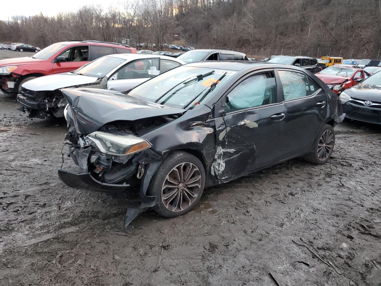 Image 1 of 2014 TOYOTA COROLLA L 2014 with VIN 2T1BURHEXEC127434