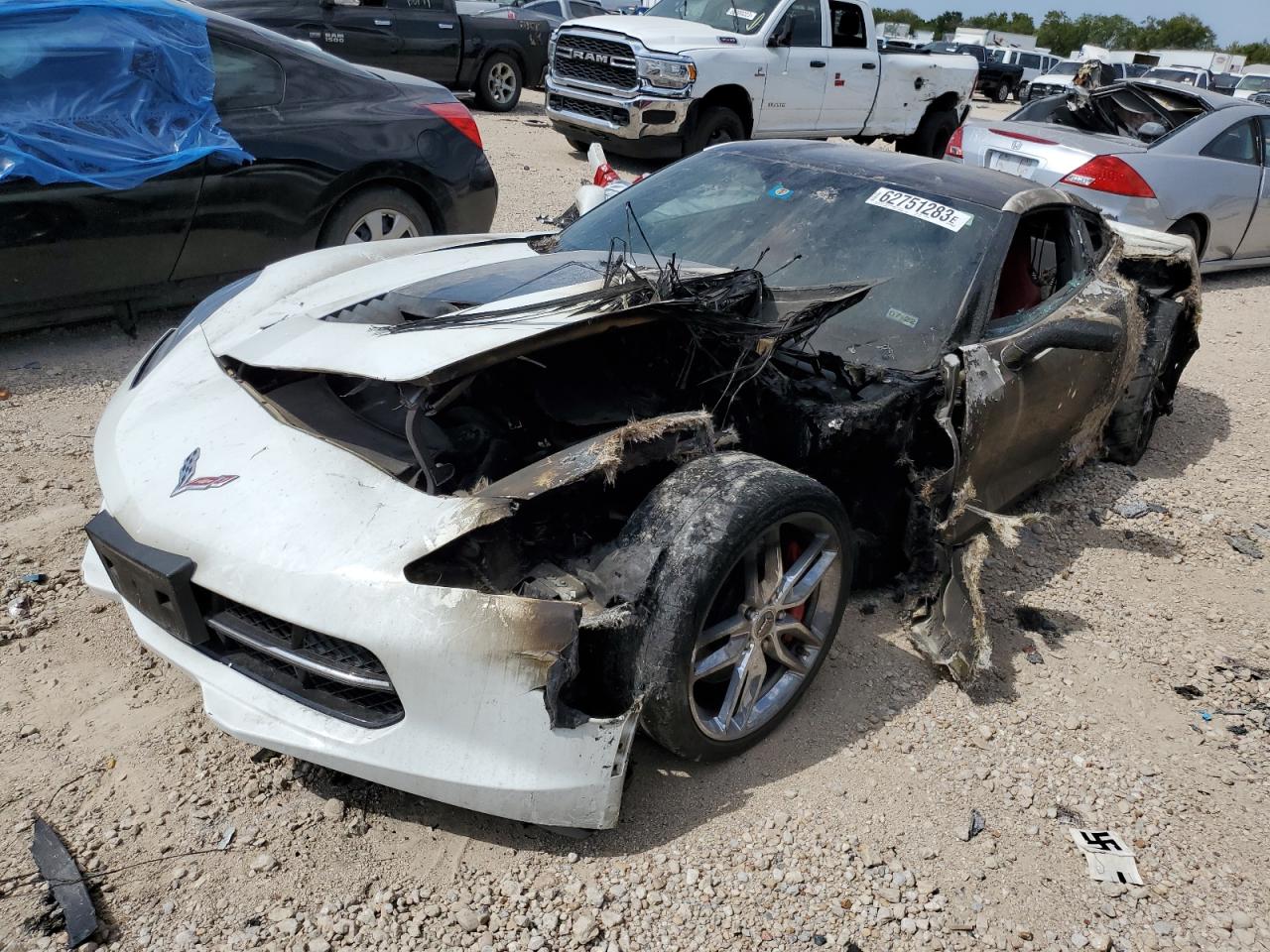 Obraz 1 z 2014 CHEVROLET CORVETTE STINGRAY Z51 3LT 2014 z VIN 1G1YM2D78E5133151