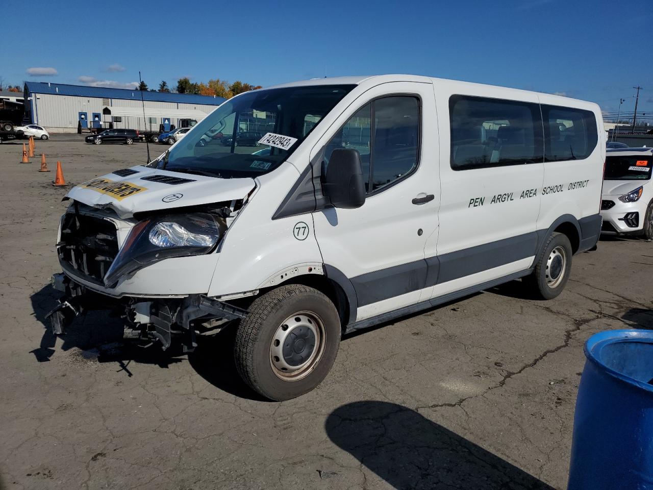 Image 1 of 2019 FORD TRANSIT T-150 2019 with VIN 1FMZK1YM2KKA66535