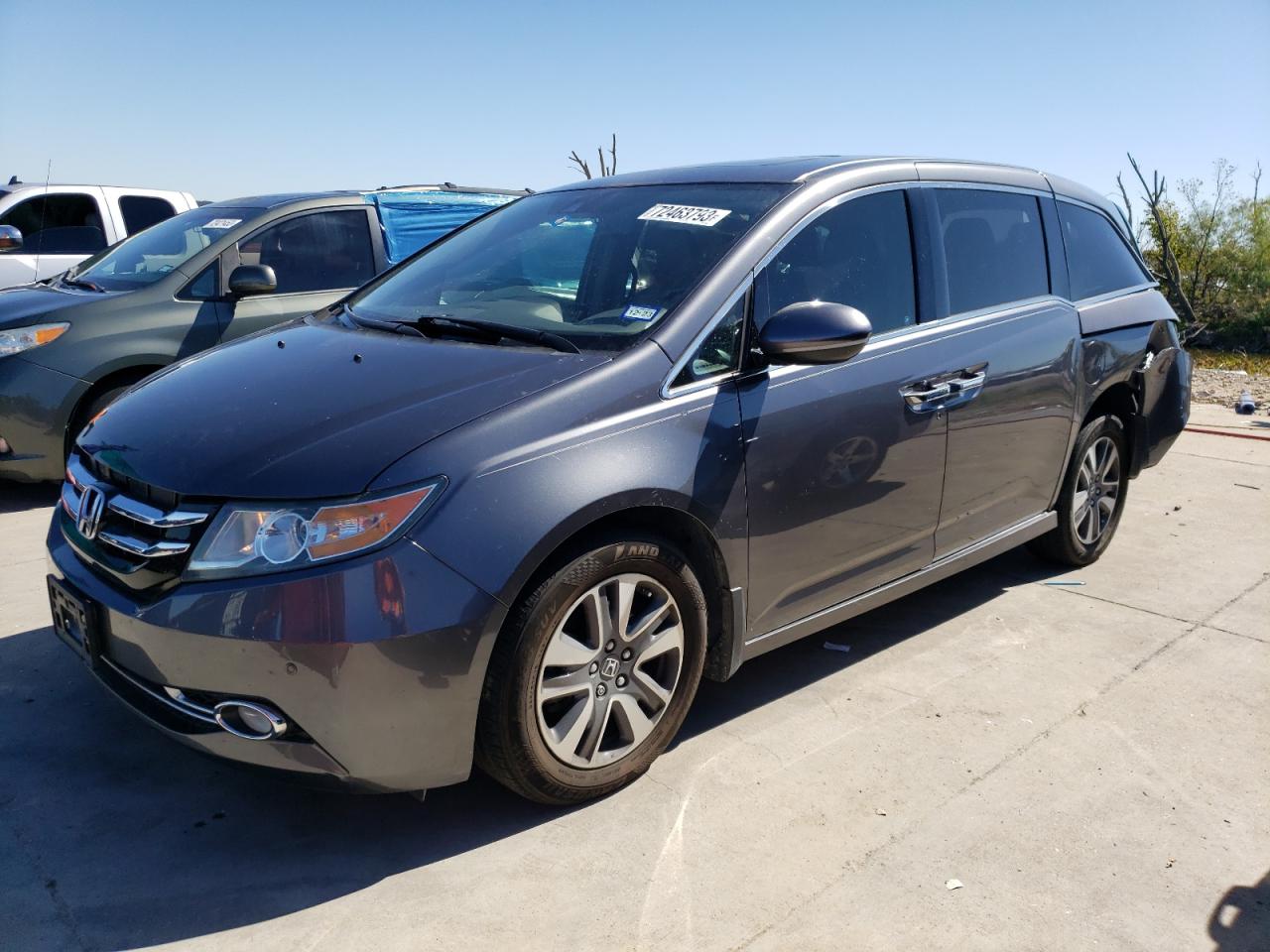 Изображение 1 2017 HONDA ODYSSEY TOURING 2017 с VIN 5FNRL5H96HB026498