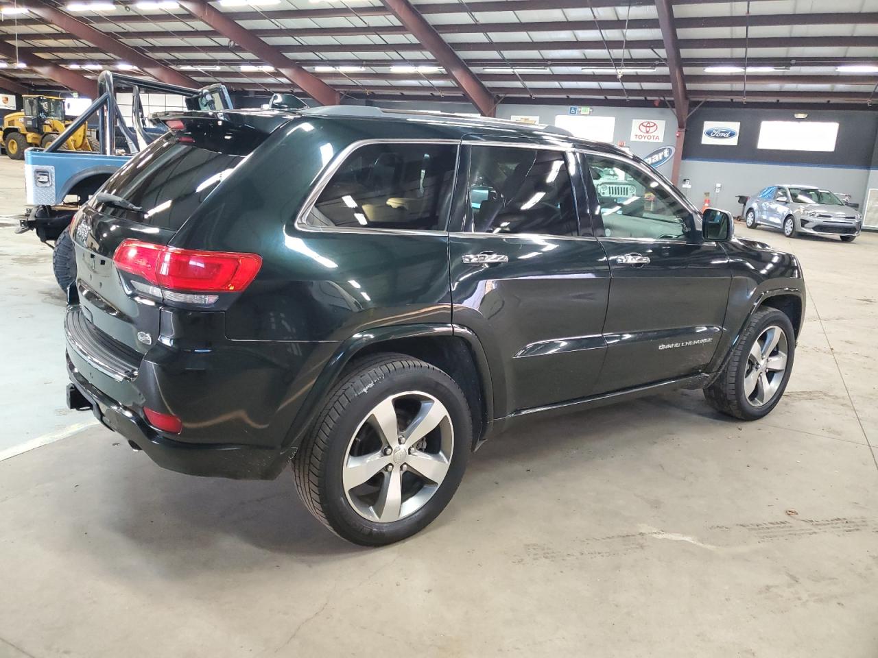 Image 3 of 2014 JEEP GRAND CHEROKEE OVERLAND 2014 with VIN 1C4RJFCG8EC162254