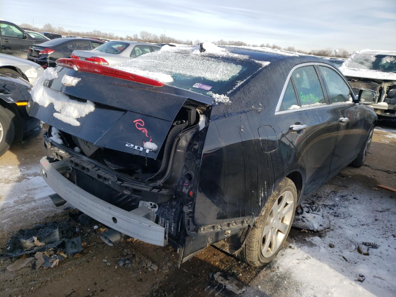 Obraz 3 z 2015 CADILLAC ATS LUXURY 2015 z VIN 1G6AH5RX6F0116678