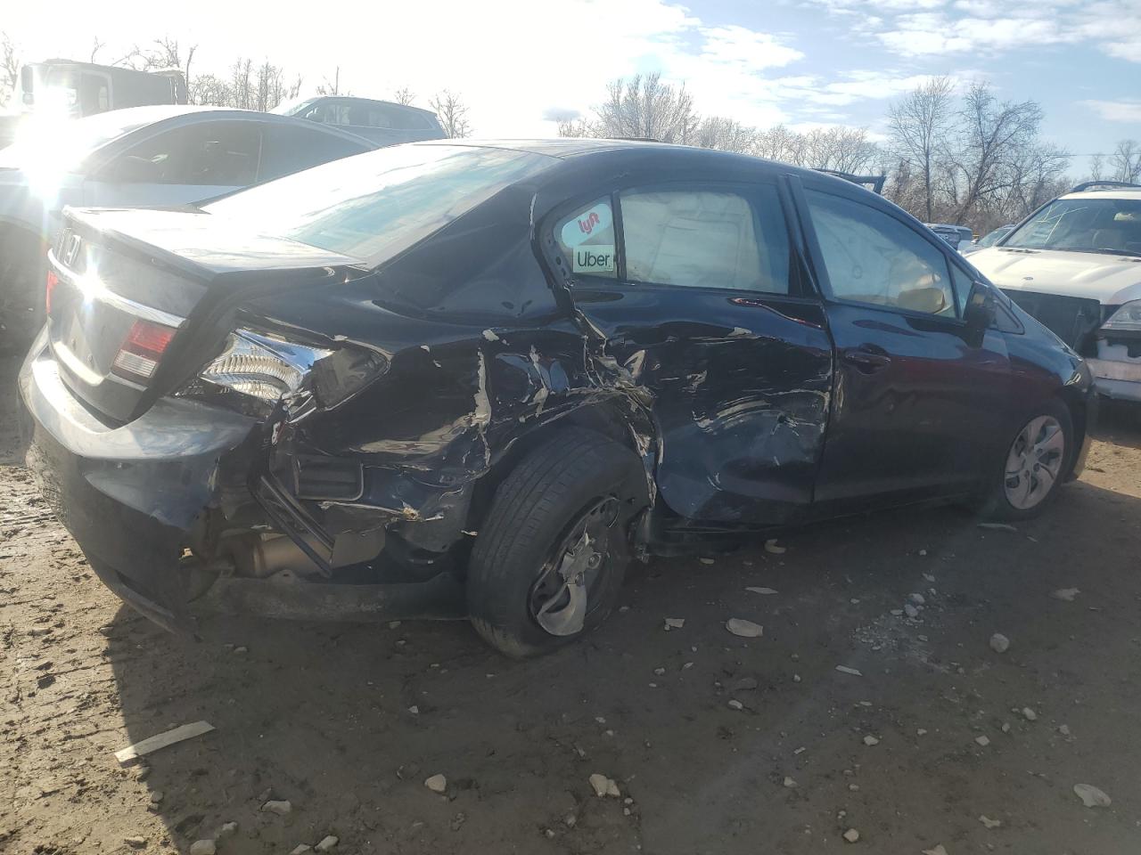 Obraz 3 z 2014 HONDA CIVIC LX 2014 z VIN 2HGFB2F54EH538563