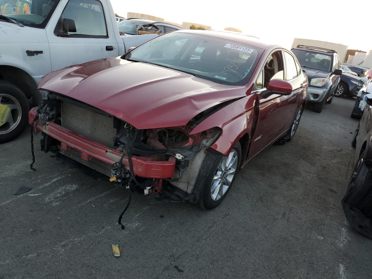 Obraz 1 z 2017 FORD FUSION SE HYBRID 2017 z VIN 3FA6P0LU3HR266280