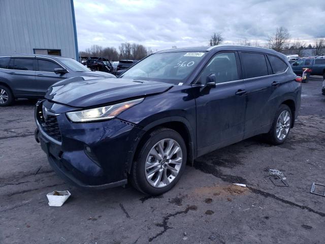 Image 1 of 2022 TOYOTA HIGHLANDER LIMITED 2022 with VIN 5TDDZRBH3NS565751