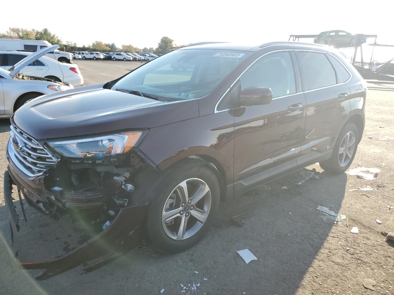 Obraz 1 z 2022 FORD EDGE SEL 2022 z VIN 2FMPK4J9XNBA77408