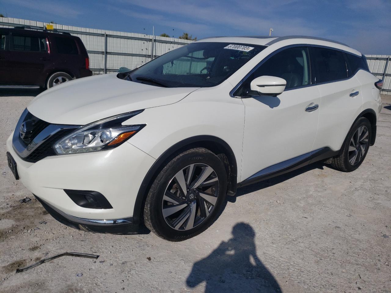 Изображение 1 2016 NISSAN MURANO S 2016 с VIN 5N1AZ2MH1GN129427