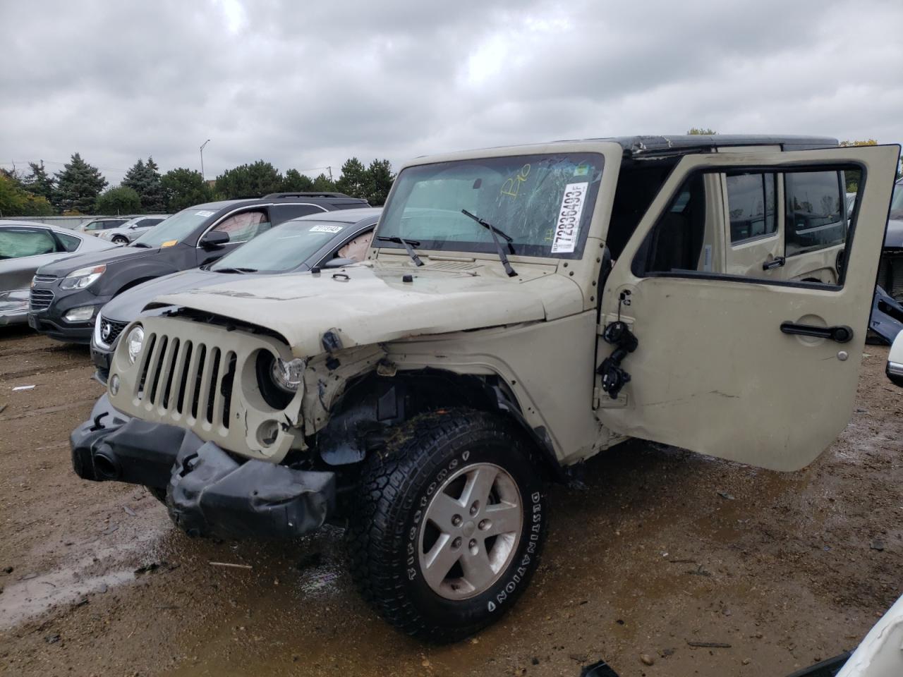 Image 1 of 2017 JEEP WRANGLER UNLIMITED SPORT 2017 with VIN 1C4BJWDG9HL738499