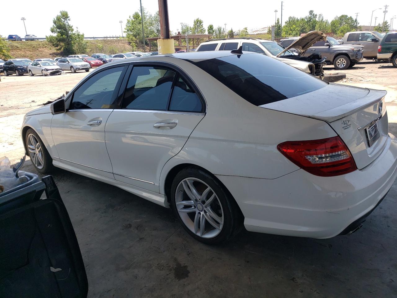 Image 2 of 2013 MERCEDES-BENZ C 250 2013 with VIN WDDGF4HB2DR266511