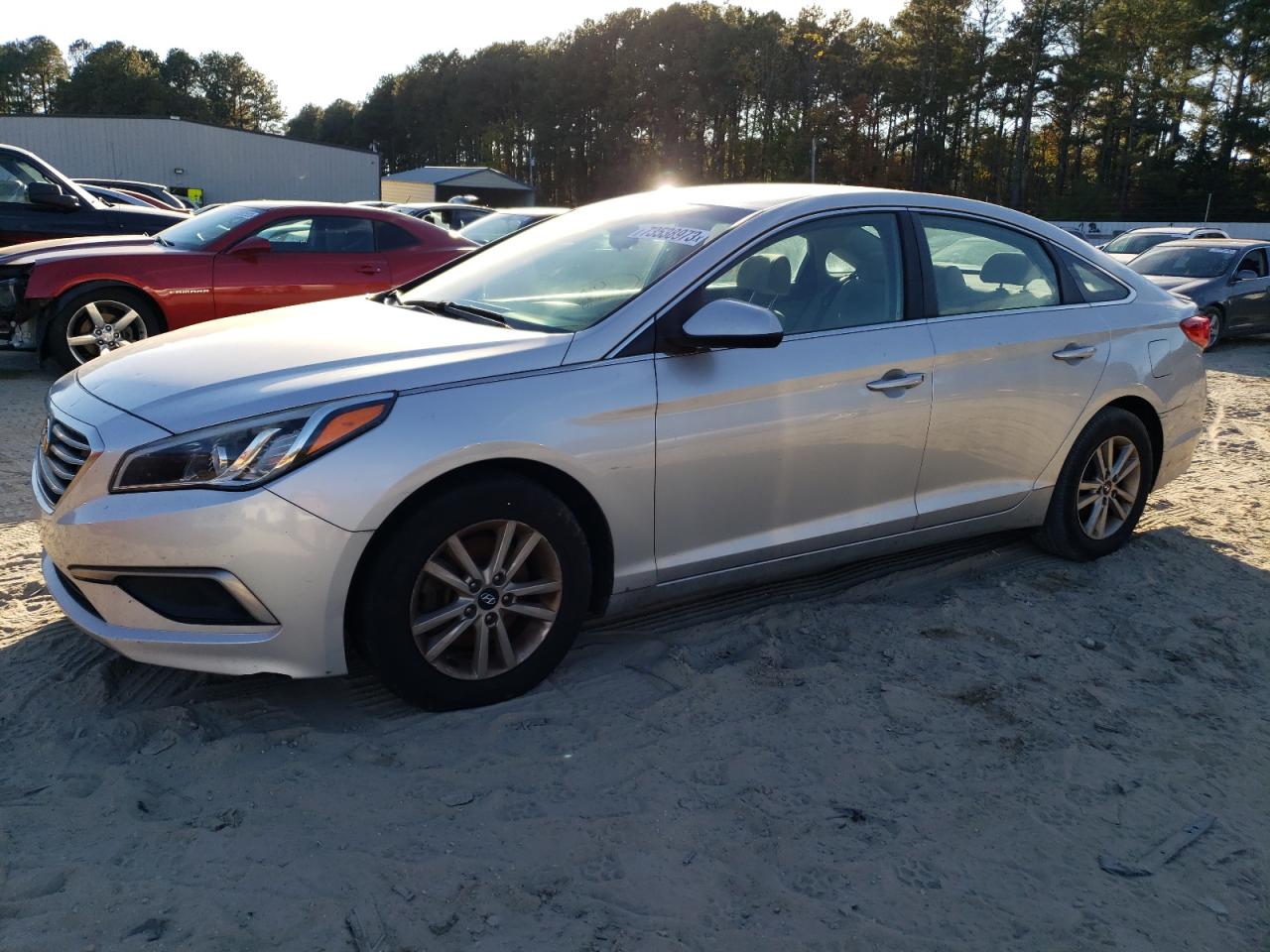 Image 1 of 2017 HYUNDAI SONATA SE 2017 with VIN 5NPE24AF8HH546201