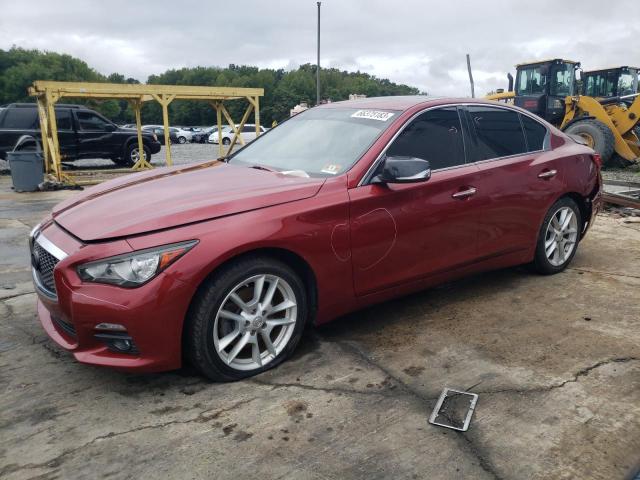 Image 1 of 2015 INFINITI Q50 BASE 2015 with VIN JN1BV7AR9FM421493