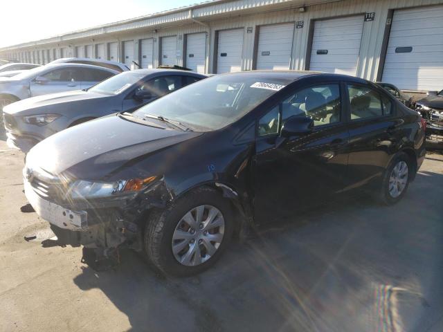 Изображение 1 2012 HONDA CIVIC LX 2012 с VIN 19XFB2F57CE049792