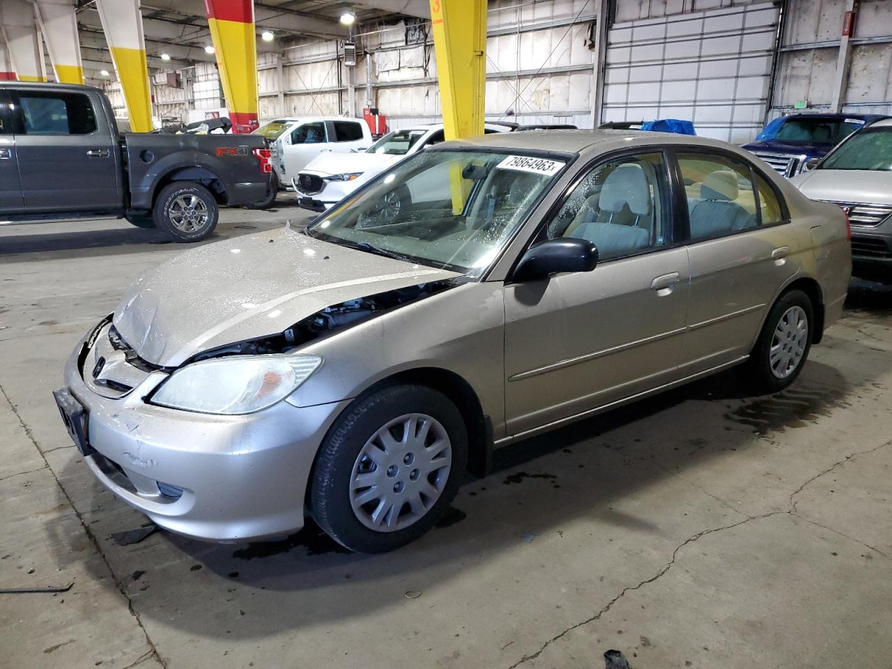 Image 1 of 2004 HONDA CIVIC LX 2004 with VIN 2HGES16524H558556