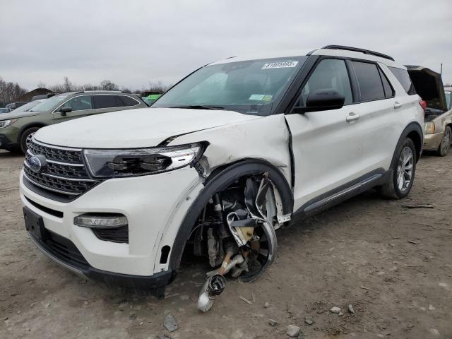 Image 1 of 2022 FORD EXPLORER XLT 2022 with VIN 1FMSK8DH5NGA80858