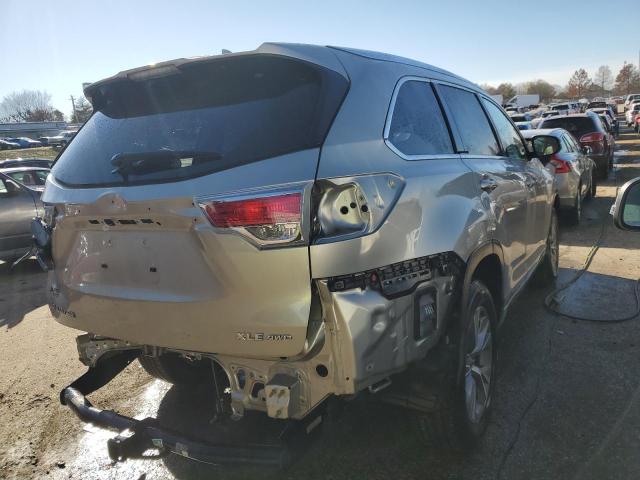 Image 3 of 2015 TOYOTA HIGHLANDER XLE 2015 with VIN 5TDJKRFH5FS143886
