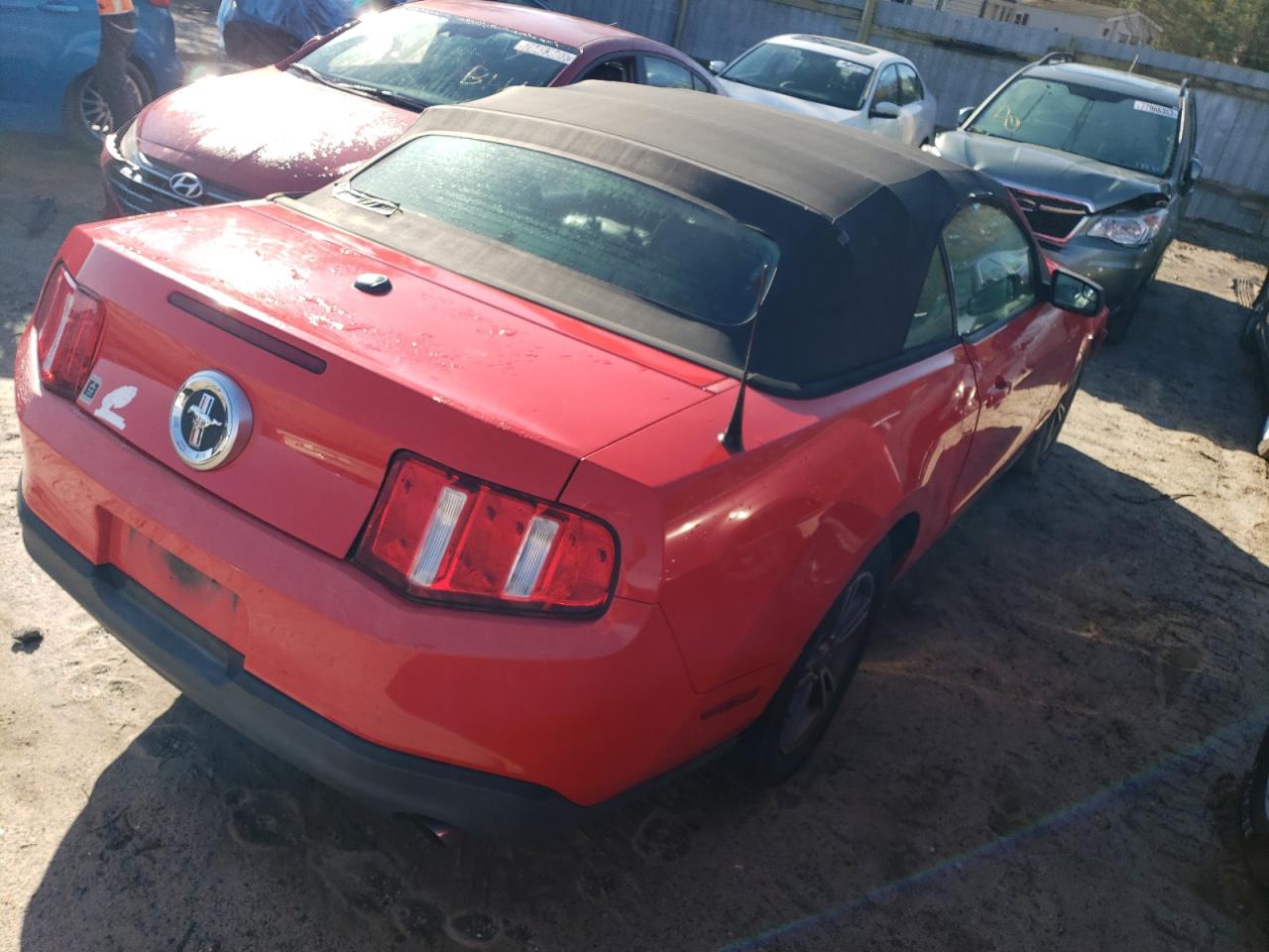 Image 3 of 2012 FORD MUSTANG  2012 with VIN 1ZVBP8EM5C5235240