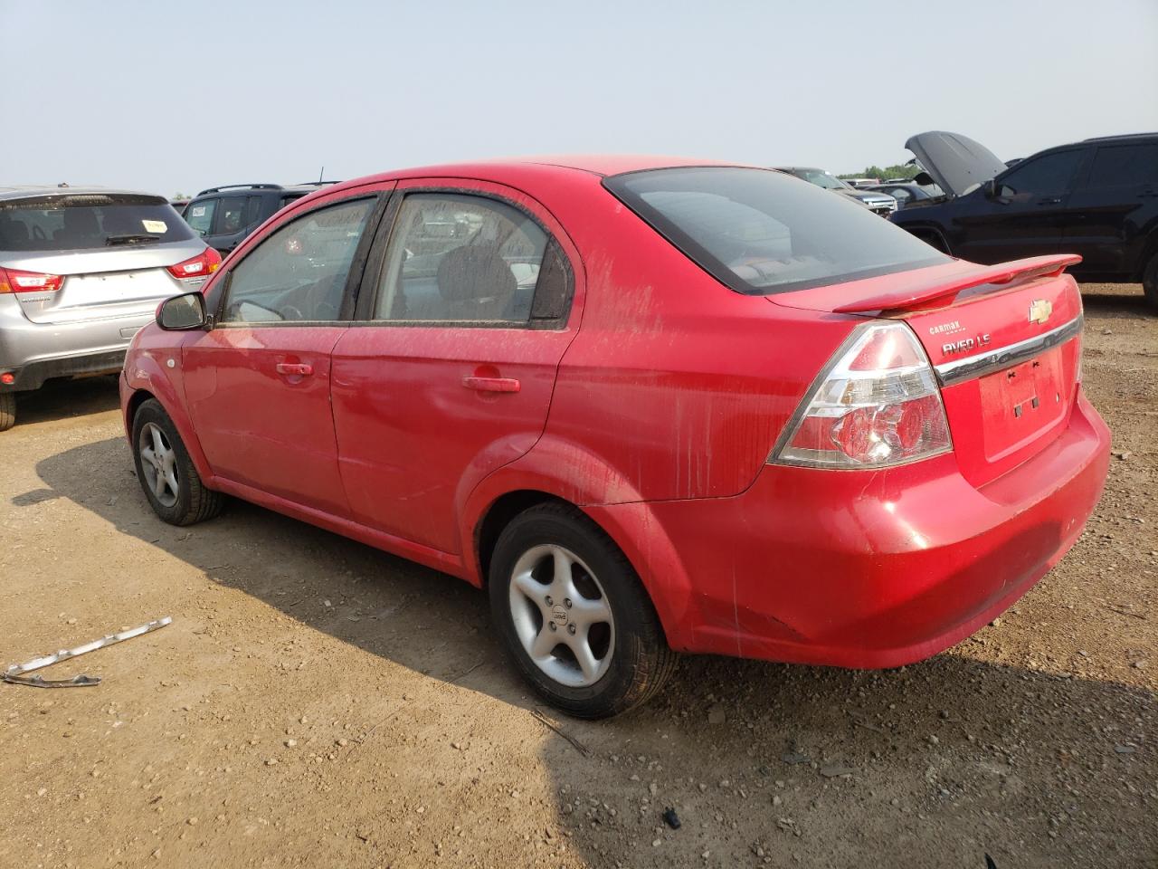 Image 2 of 2007 CHEVROLET AVEO BASE 2007 with VIN KL1TD56657B042504