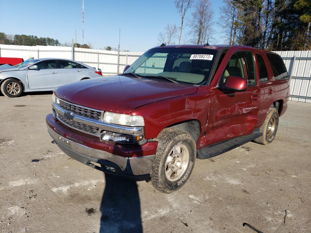 Image 1 of 2003 CHEVROLET TAHOE K1500 2003 with VIN 1GNEK13Z93J182576