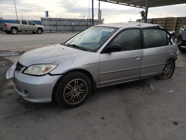 Image 1 of 2005 HONDA CIVIC LX 2005 with VIN 2HGES16565H513878