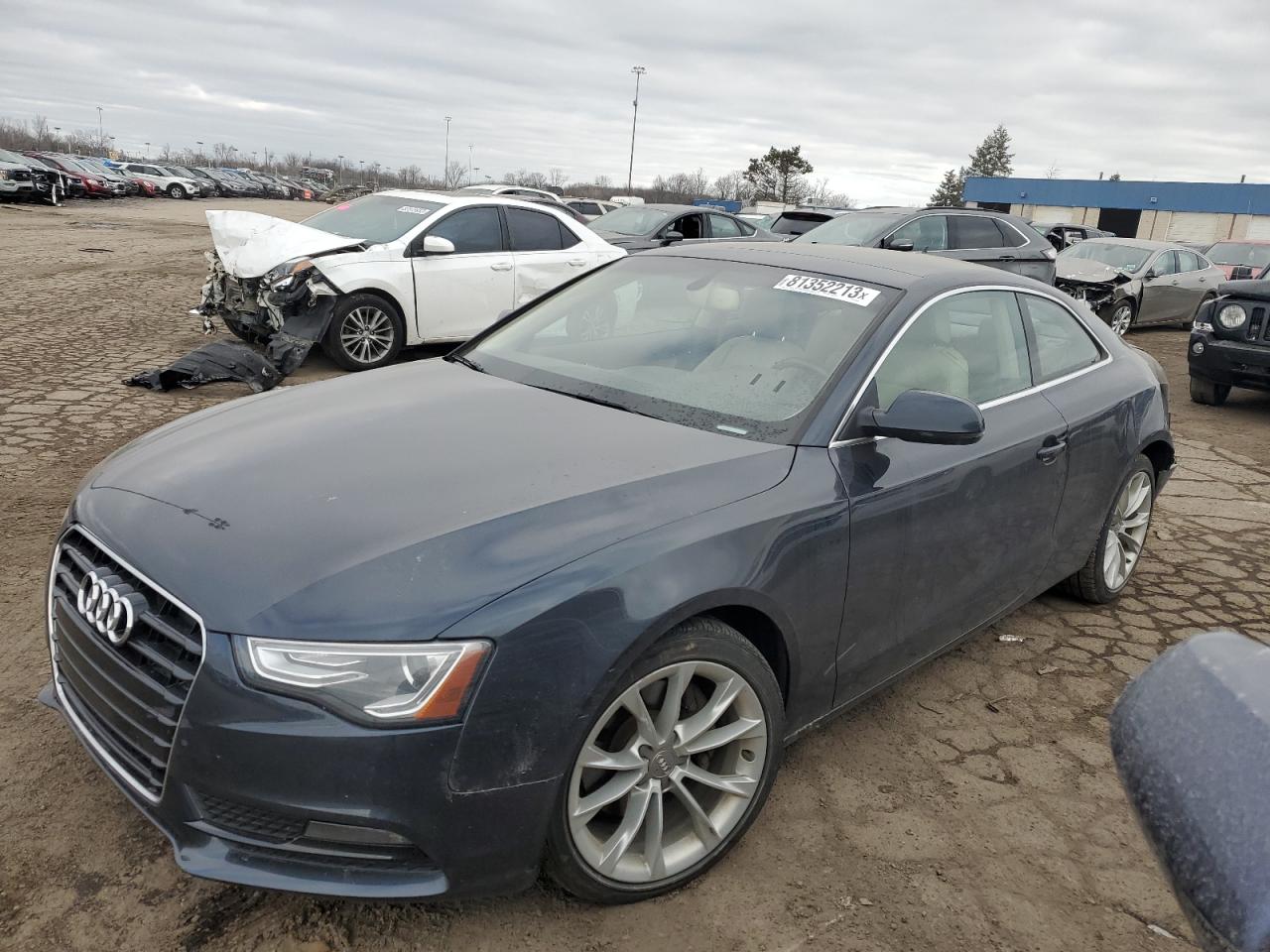 Image 1 of 2013 AUDI A5 PREMIUM PLUS 2013 with VIN WAULFAFR1DA002635
