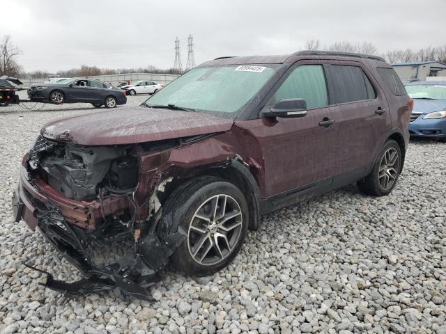 Image 1 of 2018 FORD EXPLORER SPORT 2018 with VIN 1FM5K8GT9JGA87688
