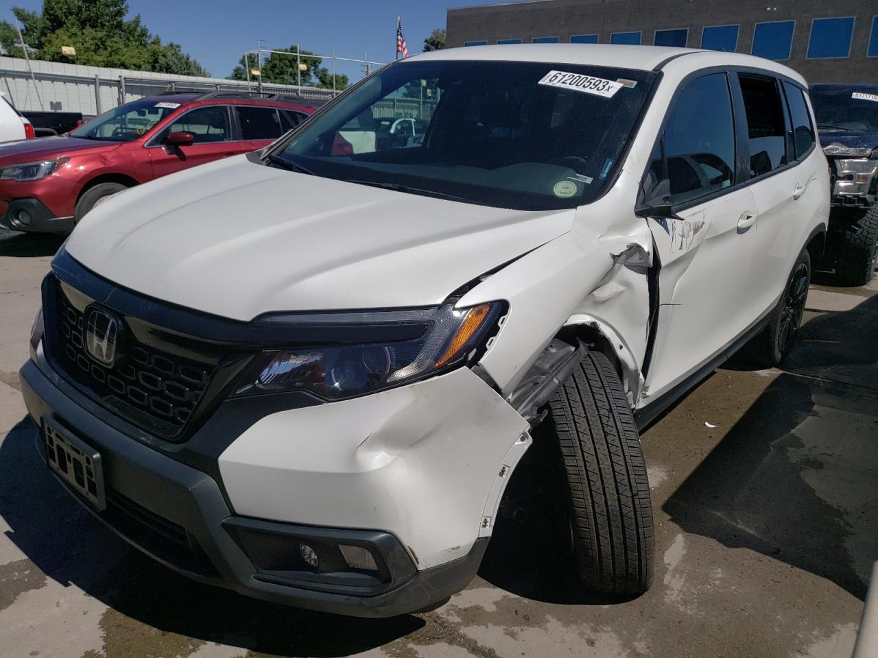 Image 1 of 2021 HONDA PASSPORT SPORT 2021 with VIN 5FNYF8H23MB030025