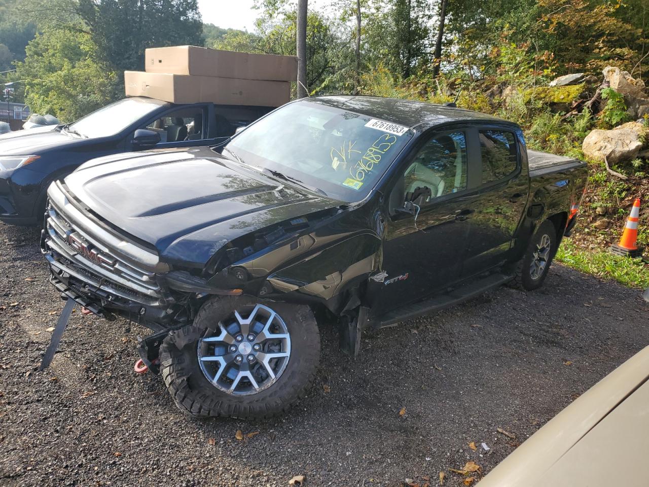 Image 1 of 2022 GMC CANYON AT4 2022 with VIN 1GTG6FEN5N1306777