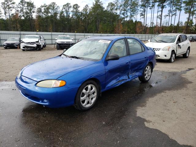 Image 1 of 1996 HYUNDAI ELANTRA BASE 1996 with VIN KMHJF24M2TU301471