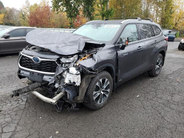 Image 1 of 2020 TOYOTA HIGHLANDER HYBRID XLE 2020 with VIN 5TDHBRCH5LS512633