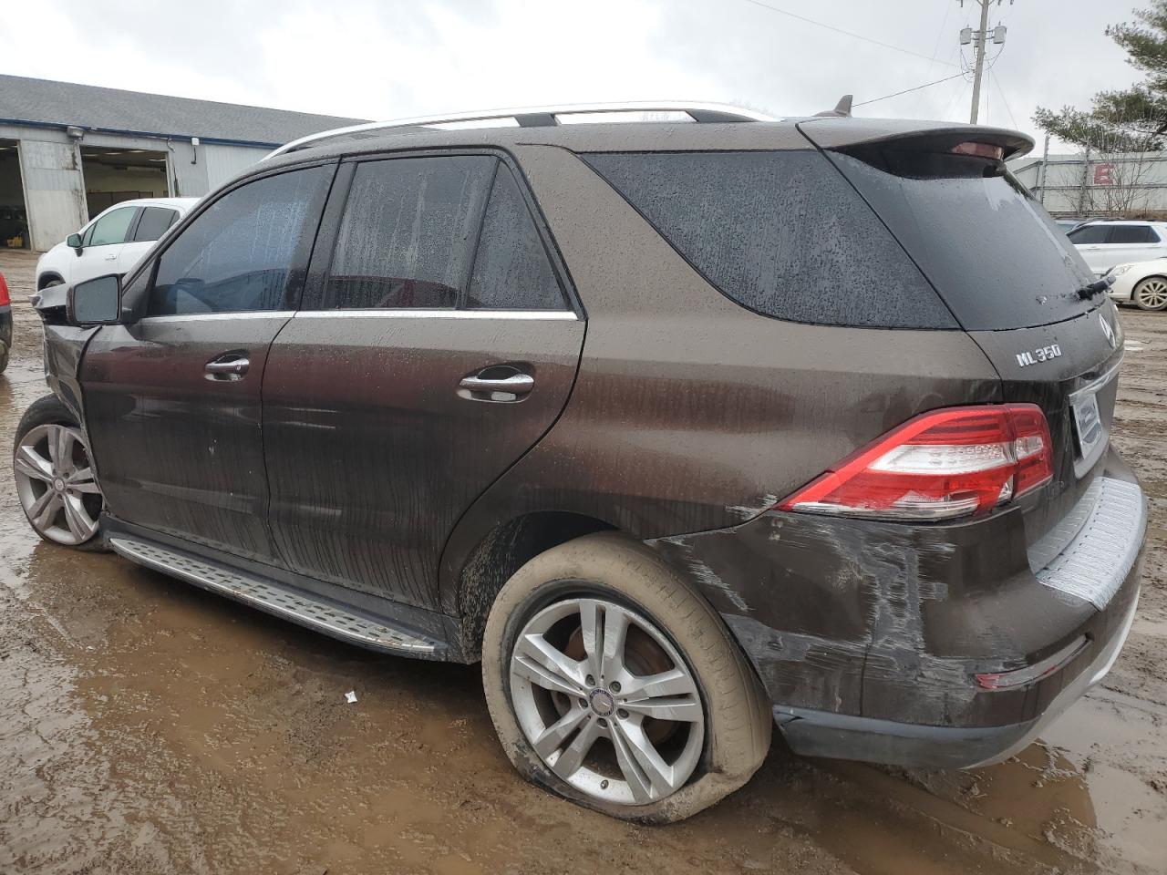 Obraz 2 z 2014 MERCEDES-BENZ ML 350 4MATIC 2014 z VIN 4JGDA5HB4EA356689