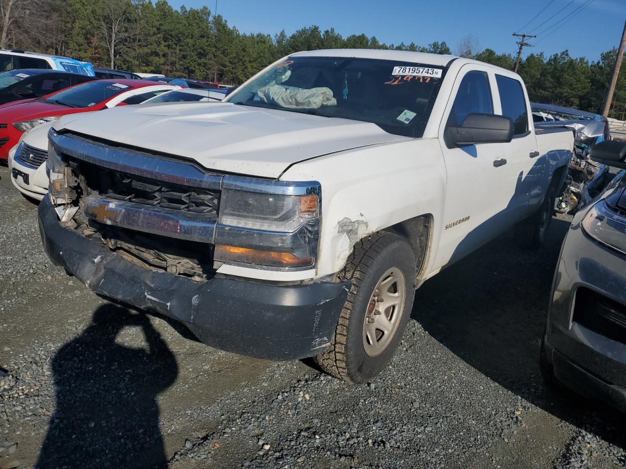 Image 1 of 2016 CHEVROLET SILVERADO C1500 2016 with VIN 3GCPCNEC5GG229723