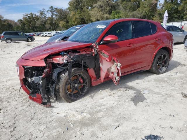 Image 1 of 2018 ALFA ROMEO STELVIO QUADRIFOGLIO 2018 with VIN ZASFAKEV7J7C14863