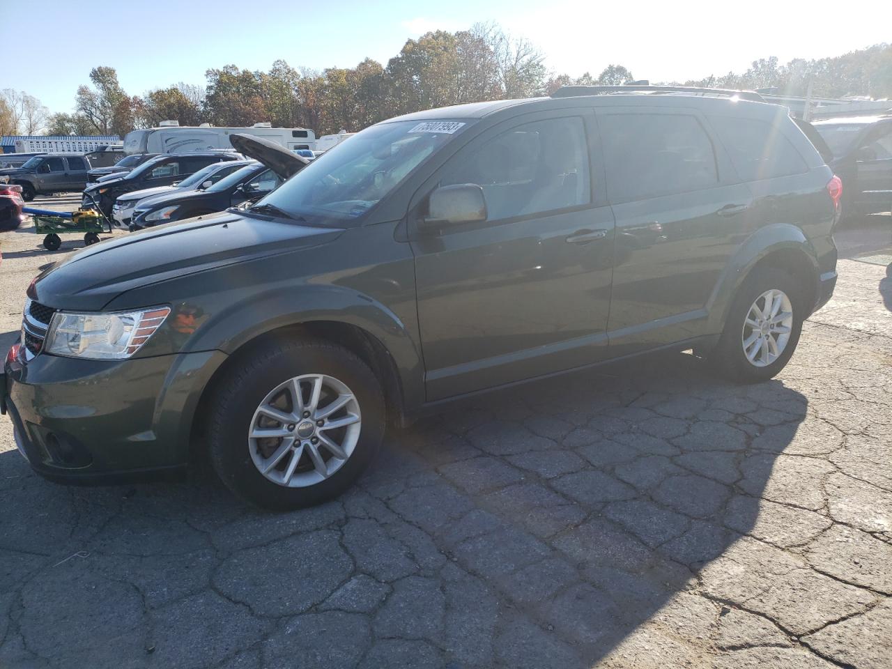 Image 1 of 2017 DODGE JOURNEY SXT 2017 with VIN 3C4PDDBG4HT577701