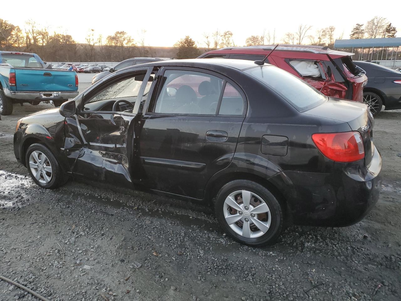 Image 2 of 2010 KIA RIO LX 2010 with VIN KNADH4A30A6664501