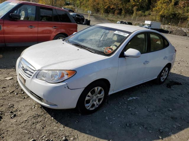 Image 1 of 2010 HYUNDAI ELANTRA BLUE 2010 with VIN KMHDU4AD2AU187374