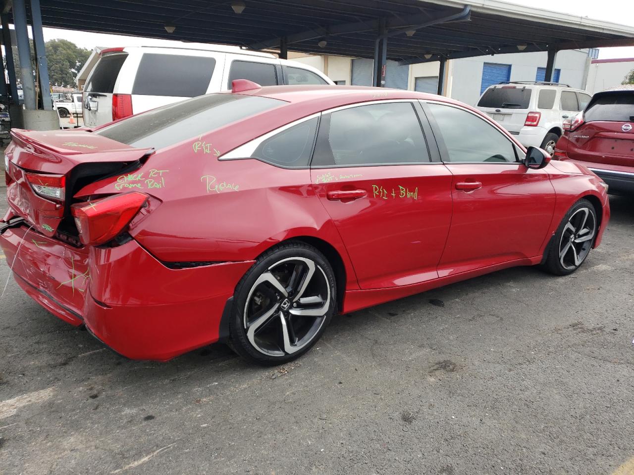 Obraz 3 z 2019 HONDA ACCORD SPORT 2019 z VIN 1HGCV1F36KA063186