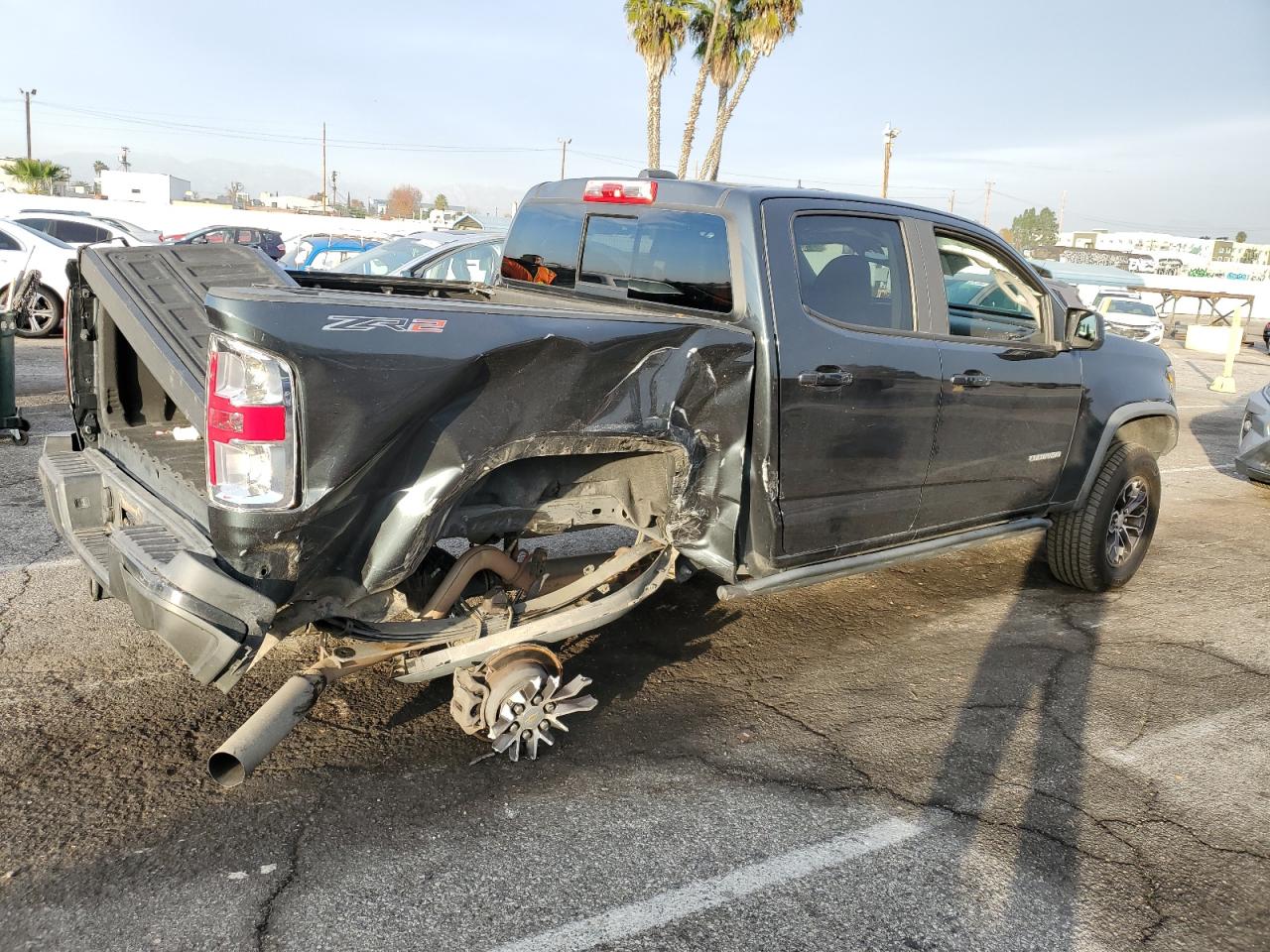 Image 3 of 2018 CHEVROLET COLORADO ZR2 2018 with VIN 1GCPTEE13J1157277