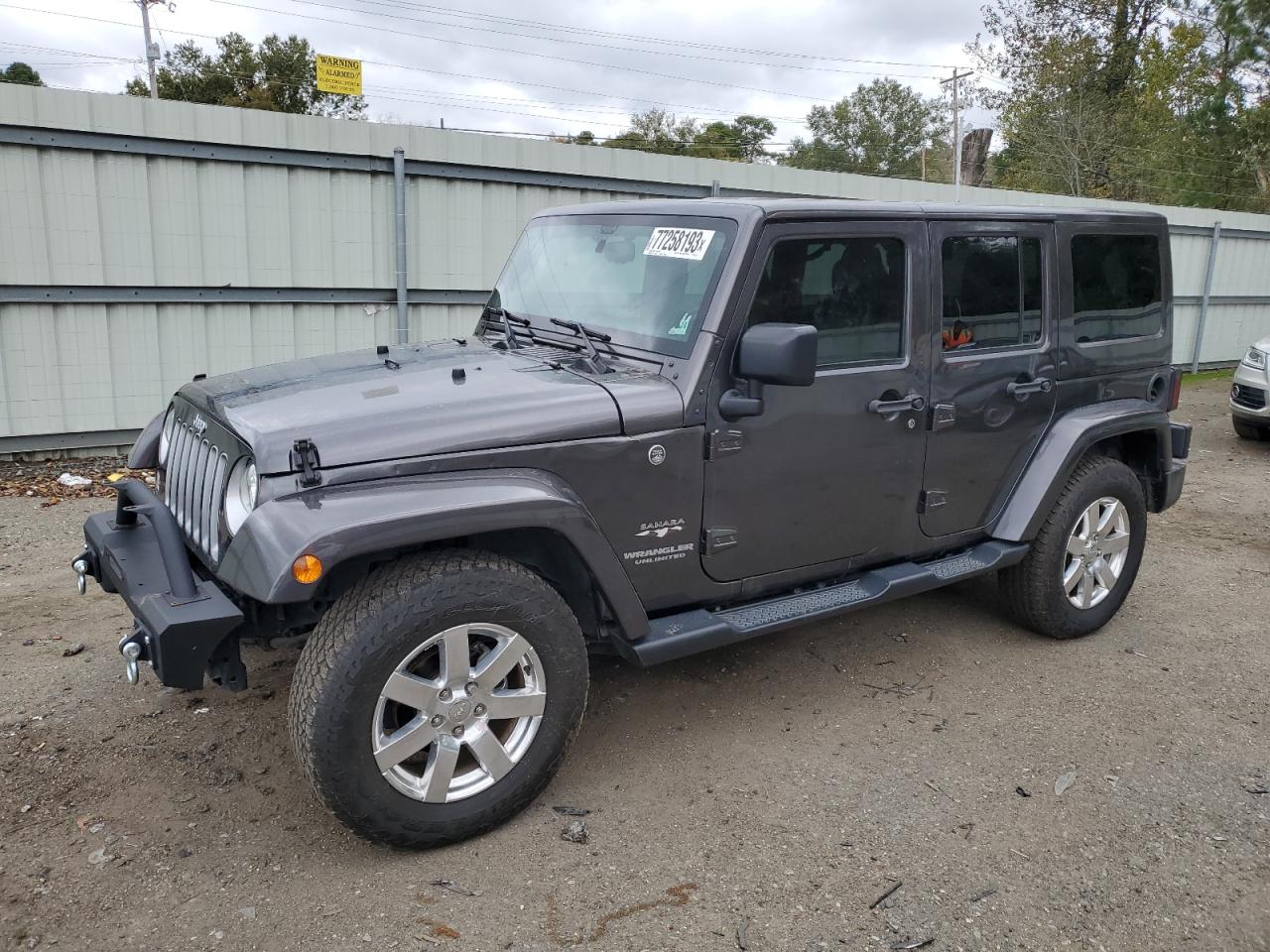 Image 1 of Jeep Wrangler Unlimited Sahara 2017 with VIN 1C4BJWEG5HL602174