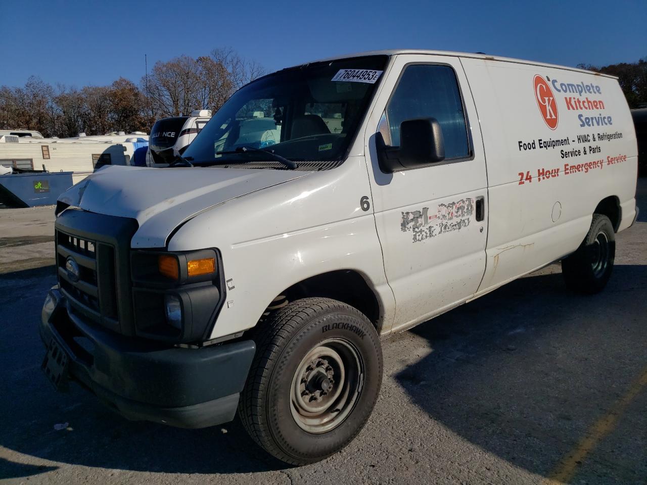 Image 1 of 2008 FORD ECONOLINE E250 VAN 2008 with VIN 1FTNE24L58DA55958