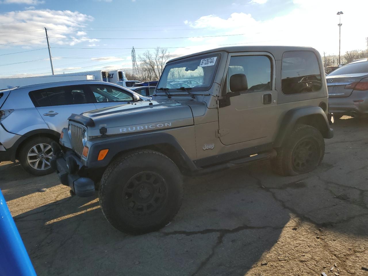 Image 1 of 2003 JEEP WRANGLER / TJ RUBICON 2003 with VIN 1J4FA69S53P338076