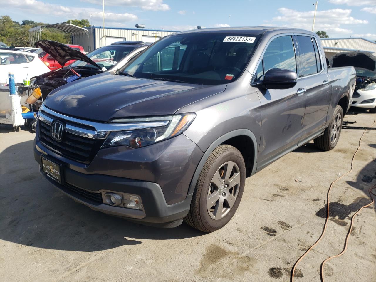 Image 1 of 2020 HONDA RIDGELINE RTL 2020 with VIN 5FPYK3F71LB008981