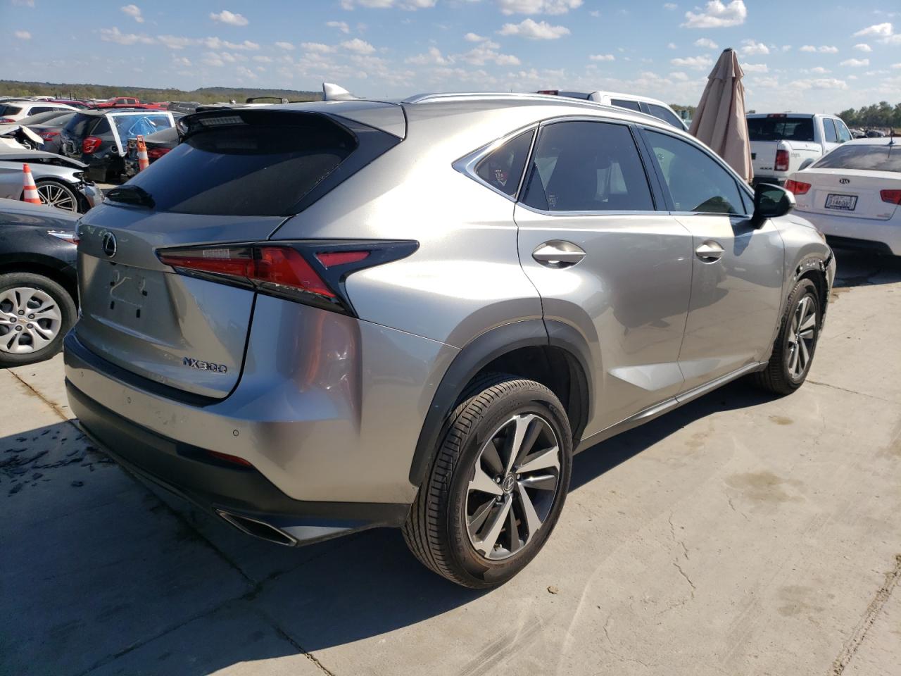 Image 3 of 2019 LEXUS NX 300 BASE 2019 with VIN JTJYARBZ9K2156395